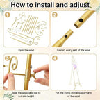 Easel Stand for Sign, Classic, Gold, 1 Pcs - Image 3