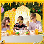 3 Pcs Honey Bee Arch Backdrop Covers Honey Theme Stretchy Backdrop Cover - Image 7