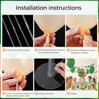 12 Sets Sage Green Bear Baby Shower Balloon Stand Kit for Table Boy Baby Shower with Balloon Centerpieces Decorations for Green Teddy Bear Theme Gender Reveal Birthday Party Table Decorations Supplies - Image 4