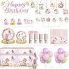 Xynic 213pcs Fairy Birthday Party Decorations for Girl, Serves 25 - Image 2