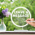 Audio Guest Book Phone with Neon Table Sign for Wedding Party Birthdays Rentals Confessions Special Occasions (Beige) - Image 5