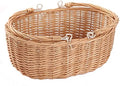 Wicker Picnic Baskets with Handles.Kingwillow. (Natural) by KINGWILLOW