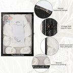 Jetec 12 x 16 Baby Shower Shadow Box Keepsake Frame, Black - Image 3