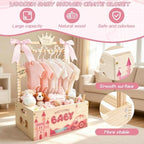 Wooden Baby Shower Crate Closet, Baby Shower Gift Basket for Newborn Gifts - Image 4