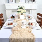 16 Pack 23 x 120 Inch Beige Table Runner 10Ft Cheesecloth - Image 3