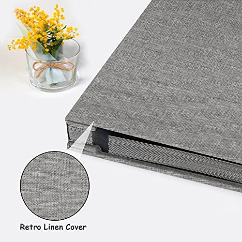 Zesthouse Photo Album Self Adhesive Pages, 60 Pages Magnetic Scrapbook Albums with Sticky Page, Photos Album Holds 8x10 & 5X7 & 4x6 & 6x8 & 3x5, Large Picture Book Ideal Gift for Family Wedding Baby - Image 5