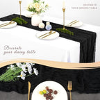 20 Pack Cheesecloth Table Runner 17 x 108 Inch, Black - Image 5