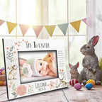 BELLA BUSTA- Personalize Baby First Year Memory Keepsake Picture Frame-Nursery Decor (1st Easter (5x7 Horizontal)) - Image 2