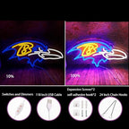 Football Rugby Sports Team Neon Sign for Home Bar Wall Decor - Image 2