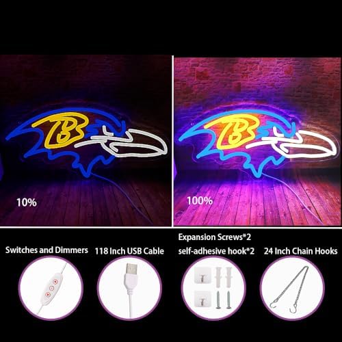 Football Rugby Sports Team Neon Sign for Home Bar Wall Decor - Image 2