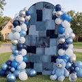 Breling 6.6ft Blue Jean Baby Shower Arch Backdrop Cover by Breling