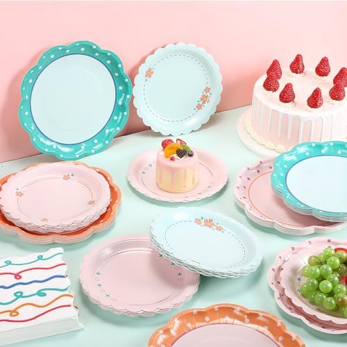 144 Pcs 48 Guests Italian Summer Party Plates and Napkins - Image 5