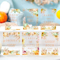 Vercraft 6 Pcs a Little Pumpkin Is on The Way Baby Shower Table Sign Decor by Vercraft