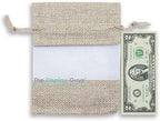 48 pc Jute Burlap & Sheer Organza Gift Bags w. Drawstring by TheDisplayGuys - Image 3