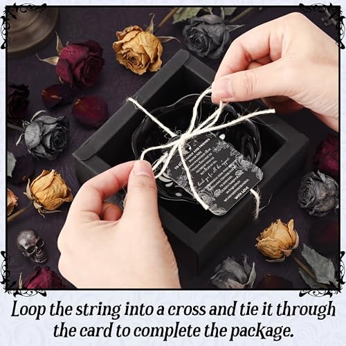 Teenyyou 50 Sets Gothic Wedding Favors, Black Ceramic Bowls with Gift Box - Image 4