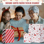 Humyoun 24 Pack Christmas Paper Gift Bags Bulk Assorted Sizes, Multicolor - Image 5