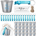 Vesici 50 Set Baby Shower Favors for Guest Bottle Openers,Footprint Boy by Vesici
