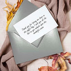 Darling Souvenir A7 Metallic-Silver Invitation Envelopes (5 1/4 x 7 1/4) Euro V-Flap 80 LBS Ideal for Weddings, Birthday, Invitations, Baby Shower,Greeting Cards -Packs & Colors Available - Image 3