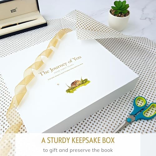 Personalized Baby Memory Book, 4x6 Photo Cover, First 5 Years, Woodland - Image 6