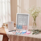 55 Pcs Baby Cloth Gender Reveal Game Voting Board, Baby Cloth - Image 6