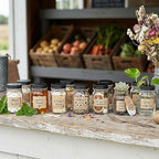 RetroPak Mini Mason Jars with Lids, 24 Pack, 3 oz Glass Honey Jars, Black - Image 7