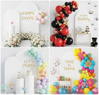 Balloon Arch Stand Set of 2 (7.2FT & 6FT) – Gold Arch Backdrop Stand for Wedding, Party Decoration, Photo Backdrop Frame with Base, Carry Bags & Accessories - Image 4