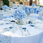 Light Blue Hydrangea Flower Balls for Centerpieces - 12 PCS - Image 4