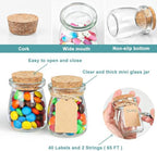 Ritayedet 3.4 Oz Small Glass Jars With Lids, 40 Pack Wedding Favors - Image 5