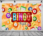20X10FT Bingo Night Backdrop Banner Bingo Game Night Party Decorations Contest Cards Gold Coins Photo Background for Man Boys Gamer Gaming Night Party Supplies - Image 3