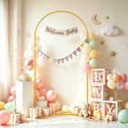 7.2FT Metal Wedding Arch Backdrop Stand for Party, Balloon Arch Stand - Image 3