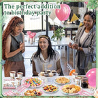 Pickmesh 400 Pcs Safari Birthday Party Supplies Plates and Napkins Serve 50 - Image 4