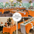 Fitable 8 Pack Orange Tablecloths 70x120 Inch for 6-8 Ft Rectangle Tables - Image 6