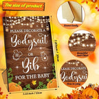 Panitay 100 Pcs White Baby Bodysuits Bibs Kit 25 Guests, Pumpkin - Image 5