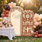 Mindsoft 2 Set Cielito Lindo Arch Cover 7.2ft 6.6ft, Brown Stretchy - Image 4