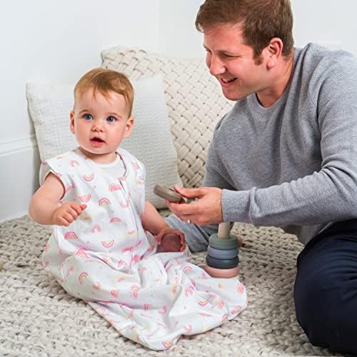 HALO SleepSack, 100% Cotton Wearable Blanket, Swaddle Transition Sleeping Bag, TOG 0.5 - Image 5