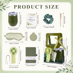 60 Pcs Baby Shower Gifts for Guest, 6 Set Handheld Fan Baby Shower Game Prizes with Notebooks, Pen, Eye Mask, Cup, Mirrors, Hair Brush Gift Bag, Wedding Bridal Shower Game Gifts for Winners - Image 2