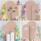Wokceer Arch Backdrop Cover 7.2FT, 6FT Nude Arch Covers Stretchy Backdrop - Image 4
