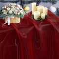 30 Yard Organza Fabric 44" Wide for Wedding Event Décor - Maroon by MDS