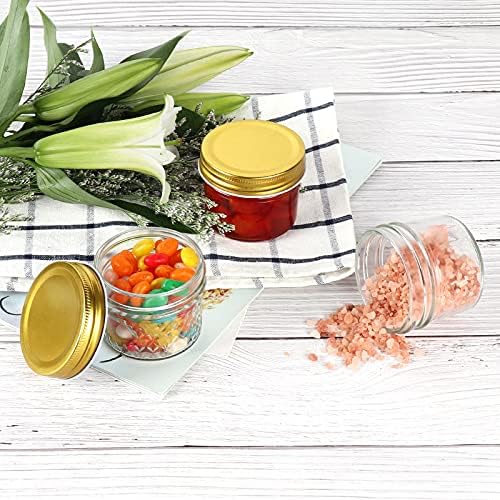 Betrome 40 Pack 4 oz Clear Glass Mason Jars,Small Canning Jars with Lids - Image 5