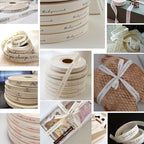 100 Yards/Roll Personalized Twill Contton Ribbon, Personalized Cotton Ribbon, Custom Continuous Print Ribbon for Favors,Customized & Printed Text/Logo Wedding, Baby Shower Favors & Gifts - Image 4