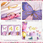 Butterfly First Birthday Decorations for Girl Butterfly 1st Birthday Decor - Image 4