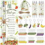 145 Pieces Locally Grown Baby Shower Gifts for Guest Farmers Market Baby On the Way Ballpoint Pens and Keychains Favors Bulk Retractable Baby Shower Pens Gender Reveal Greeting Cards Souvenirs Prizes by EYNDYN