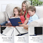Spbapr Large Photo Album Self Adhesive Magnetic Scrapbook,DIY Scrapbook Album for 4x6 5x7 8x10 Picture,40 Pages Linen Cover Memory Book for Wedding Family Baby Pets, with Metallic Pen and Scraping - Image 3
