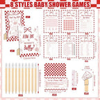 Sabary 428 Pcs Special Delivery Pizza Baby Shower Games Set-8 - Image 2