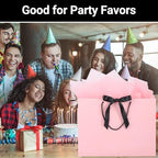 EUSOAR Pink Gift Bags, 20pcs 16"x6"x12" Large Thank You Gift Paper Bags with Ribbon Handles, Heavy Duty Shopping Wedding Party Baby Shower Birthday Favor Paper Gift Treat Bags Bulk - Image 5