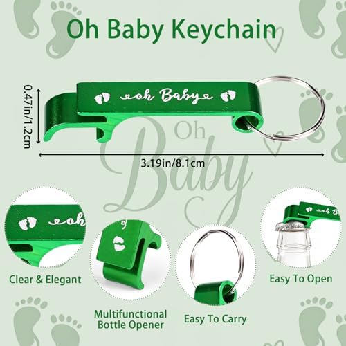 50 Set Baby Shower Favors for 50 Guests, Oh Baby Acrylic Shot Glasses - Image 3