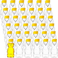 Thenshop 36 Pcs Honey Bear Bottles Plastic Empty Squeeze Jars,240 Ml/ 8 Oz by Thenshop