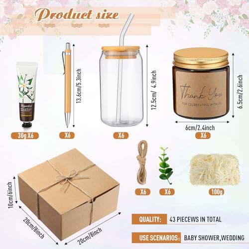 Reallnaive 43 Pcs Baby Shower Prizes for Game Winners Gifts, Khaki - Image 2