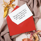 Darling Souvenir A2 Red Invitation Envelopes (4 3/8 x 5 3/4) Euro V-Flap 80 LBS Ideal for Weddings, Birthday, Invitations, Baby Shower,Bridal Shower -Packs & Colours Available - Image 2