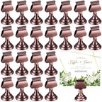 Kathfly 24 Pcs Table Number Holders Metal Place Card Clip,Antique Copper by Kathfly